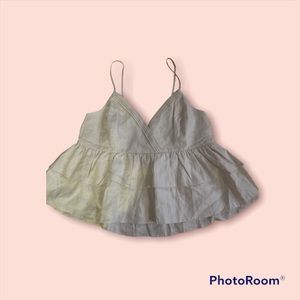 Cream color blouse brand mango size large